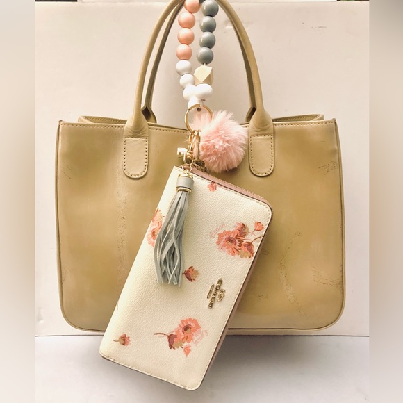 Coach x Longchamp zip Wallet and Roseau Satchel